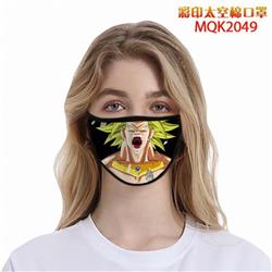 Dragon Ball Color printing Space cotton Masks price for 5 pcs MQK2049