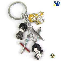 sword art online anime keychain