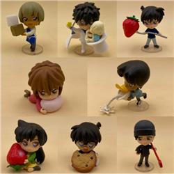 Detective conan anime figures set(8pcs a set)