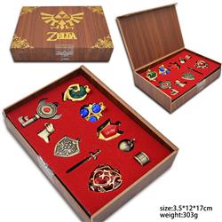 The Legend of Zelda key chains a set