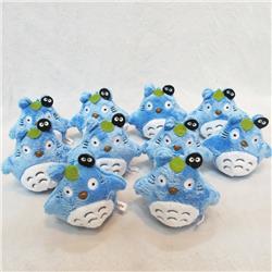 4inches TOTORO anime plush dolls set(10pcs a set)