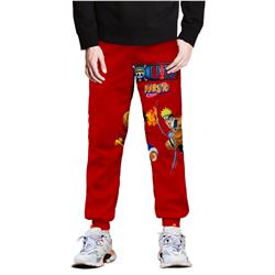 naruto one piece anime 3d printed pants 2xs to 4xl