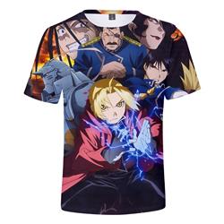 fullmetal alchemist anime 3d printed tshirt 2S to 4xl