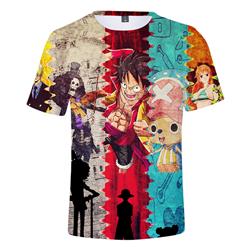 one piece anime 3d printed tshirt 2S to 4xl