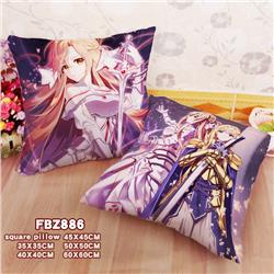Sword Art Online anime two-sided pillow 45*45
