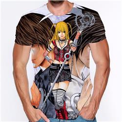 death note anime 3d printed tshirt