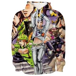 jojos bizarre adventure anime 3d printed hoodie