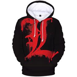 death note anime 3d printed hoodie