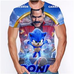 sonic 3d printed tshirt