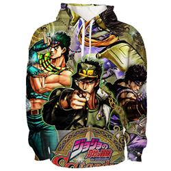 jojos bizarre adventure anime 3d printed hoodie