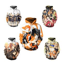 Haikyuu anime 3d printed hoodie