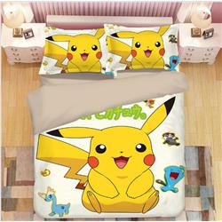 pokemon anime bedsheet set US-FULL 203x228cm welcome custom design