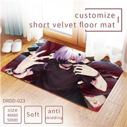 Tokyo ghoul anime customize short velvet floor mat