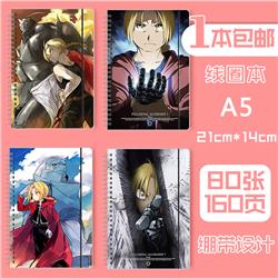 fullmetal alchemist anime notebook