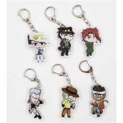 jojos bizarre adventure anime keychain