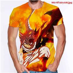 fairy tail 3d printed anime tshirt