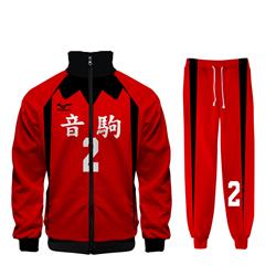 haikyuu anime 3d printed hoodie pants set