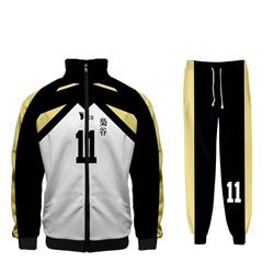 haikyuu anime 3d printed hoodie pants set