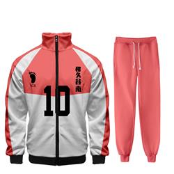 haikyuu anime 3d printed hoodie pants set