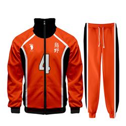 haikyuu anime 3d printed hoodie pants set