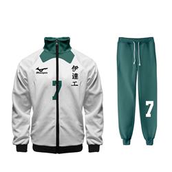 haikyuu anime 3d printed hoodie pants set