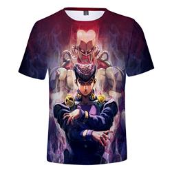 jojos bizarre adventure anime 3d printed tshirt