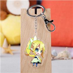 sword art online anime keychain