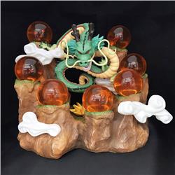 Dragon Ball Shenron+balls+holder+rockery figures a set