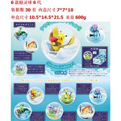 Pokemon 6 Generation Cartoon Character Collection Toy Anime PVC Figure (6pcs/set)