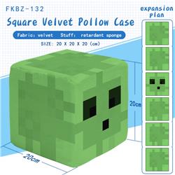 Minecraft Plush Square Pillow 20X20X20CM FKBZ125