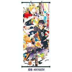 haikyuu anime wallscroll