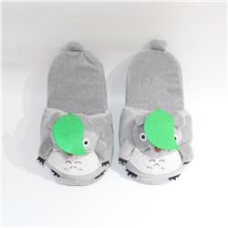 totoro anime plush slipper