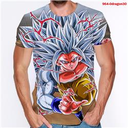 dragon ball anime 3d printed tshirt