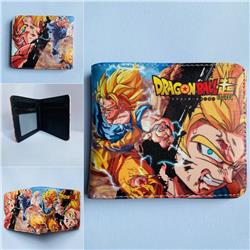 3 Styles Dragon Ball Z Cartoon Coin Purse Folding PU Anime Short Wallet
