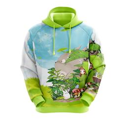 totoro anime 3d printed hoodie