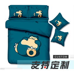 pokemon anime bed sheet set 160*230cm