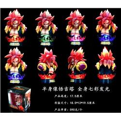 GK Dragon Ball Z Gogeta Anime Figure Toy Collection Doll (with light)