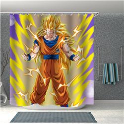 dragon ball anime 3d printed shower curtain 150*200cm