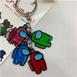 2 Styles Among us Anime Keychain