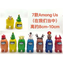 Among Us Hot Game Character Collectible Anime Figure (7pcs/set)