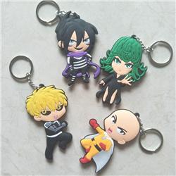 one punch man anime rubber keychain price for 1 pcs