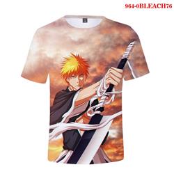 bleach anime 3d printed tshirt