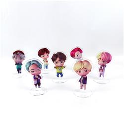 bts model stander keychain random selection 10cm