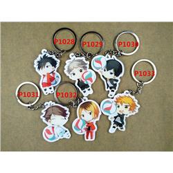 haikyuu anime keychain