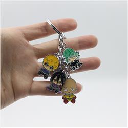 one punch man anime keychain