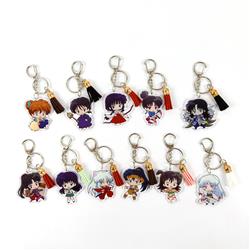 inuyasha anime keychain random selection