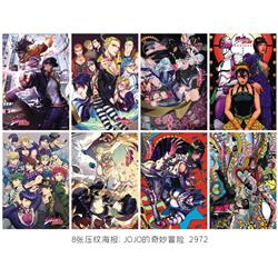 Jojos Bizarre Adventure anime posters price for a set of 8 pcs