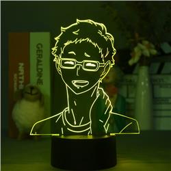 Haikyuu anime 7 colours LED light