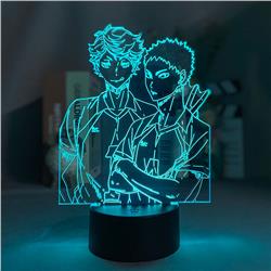 Haikyuu anime 7 colours LED light