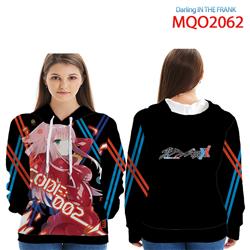 darling in the frank anime hoodie